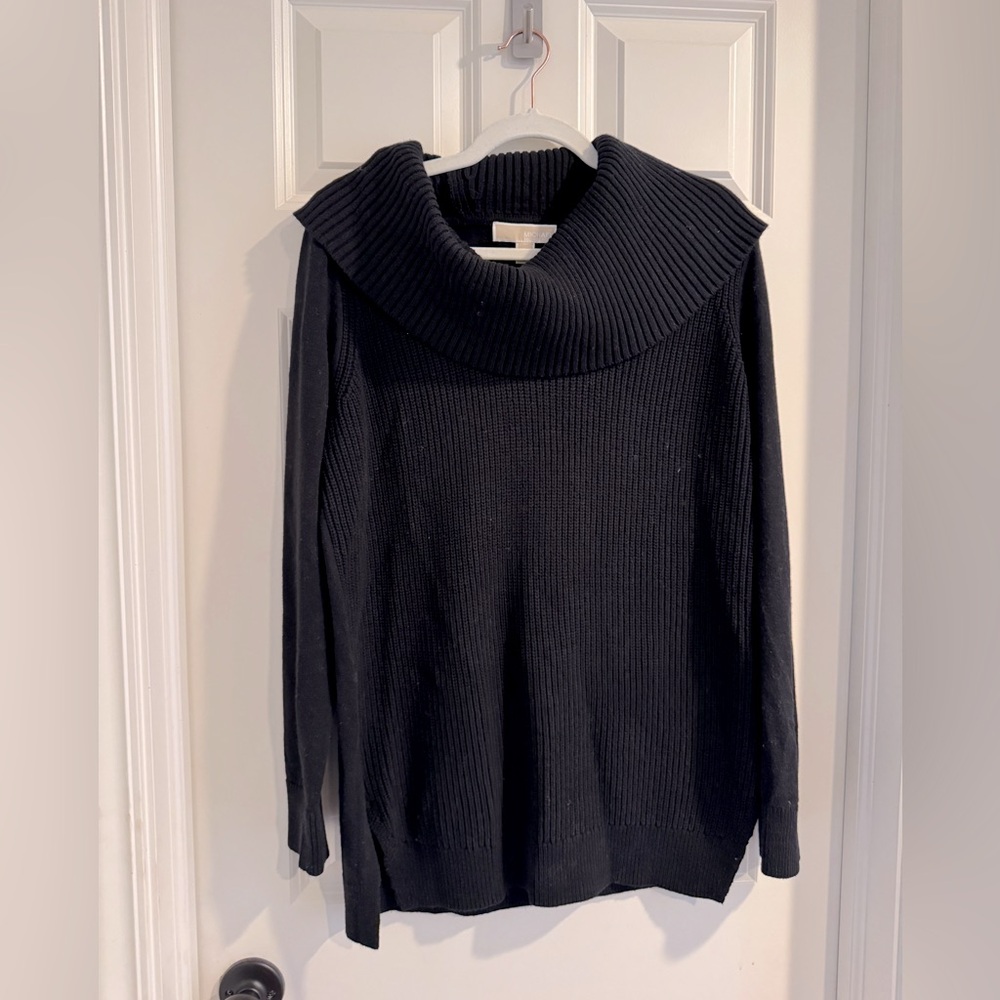 New with tags black cowl neck sweater black medium Michael Kors
